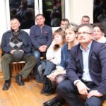 Miernów. Rodzice, mieszkańcy i nauczyciele w gminie Złota spotkali się z wójtem w Sali Szkoły Podstawowej im Jana Jasińskiego w Miernowie / Marta Gajda / Radio Kielce