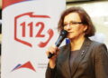 11.02.2017 Kielce. Europejski Dzień Numeru Alarmowego 112 w Galerii Echo. Wojewoda Agata Wojtyszek. / Jarosław Kubalski / Radio Kielce