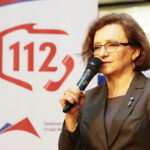 11.02.2017 Kielce. Europejski Dzień Numeru Alarmowego 112 w Galerii Echo. Wojewoda Agata Wojtyszek. / Jarosław Kubalski / Radio Kielce