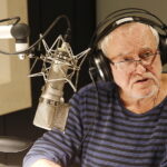 15.05.2018 Radio Kielce. Nagranie odcinków słuchowiska „Maszerują strzelcy, maszerują…” Aktor Jan Nowicki / Jarosław Kubalski / Radio Kielce