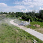 25.05.2018 Kielce. Ogród botaniczny. Prowadzone są odwierty, aby sprawdzić przestrzenie podziemne / Jarosław Kubalski / Radio Kielce