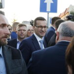 13.10.2018 Opatów. Premier Mateusz Morawiecki spotkał się z mieszkańcami miasta / Jarosław Kubalski / Radio Kielce