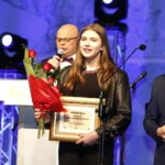 01.02.2019 Kielce. 67. Plebiscyt Świętokrzyskie Gwiazdy Sportu 2018. Gala finałowa. Nadzieja Świętokrzyskiego Sportu Wiktoria Wijas / Jarosław Kubalski / Radio Kielce
