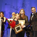01.02.2019 Kielce. 67. Plebiscyt Świętokrzyskie Gwiazdy Sportu 2018. Gala finałowa. Nadzieja Świętokrzyskiego Sportu Wiktoria Wijas i Gabriela Kaczmarczyk / Jarosław Kubalski / Radio Kielce