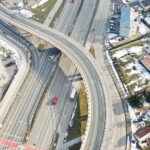 05.02.2019 Kielce. Wiadukt ulicy Piekoszowskiej nad ulicą Grunwaldzką / Jarosław Kubalski / Radio Kielce