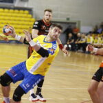 05.02.2019 Kielce. Piłka ręczna PGNiG Superliga. Mecz PGE Vive Kielce - Zagłębie Lubin. Julen Aginagalde / Jarosław Kubalski / Radio Kielce