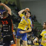 05.02.2019 Kielce. Piłka ręczna PGNiG Superliga. Mecz PGE Vive Kielce - Zagłębie Lubin. Marko Mamić / Jarosław Kubalski / Radio Kielce