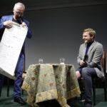 05.02.2019 Kielce. DŚT. Aktor Rafał Zawierucha spotkał się z mieszkańcami. Spotkanie poprowadził Jarosław Bukowski / Jarosław Kubalski / Radio Kielce