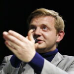 05.02.2019 Kielce. DŚT. Aktor Rafał Zawierucha spotkał się z mieszkańcami / Jarosław Kubalski / Radio Kielce