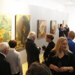 07.02.2019 Oblęgorek. Pałacyk Henryka Sienkiewicza. Wernisaż malarstwa Katriny Sadrak „BEYOND2 Wszechświat natury” / Jarosław Kubalski / Radio Kielce