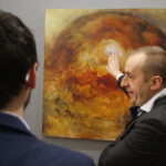 07.02.2019 Oblęgorek. Pałacyk Henryka Sienkiewicza. Wernisaż malarstwa Katriny Sadrak „BEYOND2 Wszechświat natury” / Jarosław Kubalski / Radio Kielce