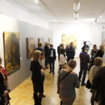 07.02.2019 Oblęgorek. Pałacyk Henryka Sienkiewicza. Wernisaż malarstwa Katriny Sadrak „BEYOND2 Wszechświat natury” / Jarosław Kubalski / Radio Kielce