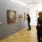 07.02.2019 Oblęgorek. Pałacyk Henryka Sienkiewicza. Wernisaż malarstwa Katriny Sadrak „BEYOND2 Wszechświat natury” / Jarosław Kubalski / Radio Kielce