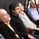 09.02.2019 Radio Kielce. Studio Gram. Koncert zespołu F-Band w składzie Artur Frączek - gitara i śpiew,Tomasz Frączek - gitara basowa i śpiew oraz Łukasz Frączek - perkusja / Jarosław Kubalski / Radio Kielce