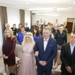 09.02.2019 Morawica. Ślub Sylwii Misztal i Karola Gawiora zainaugurował  działalność nowej sali ślubów w oficynie dworskiej w parku / Jarosław Kubalski / Radio Kielce