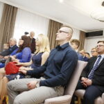 09.02.2019 Morawica. Ślub Sylwii Misztal i Karola Gawiora zainaugurował  działalność nowej sali ślubów w oficynie dworskiej w parku / Jarosław Kubalski / Radio Kielce