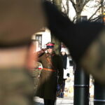 10.02.2019 Kielce. Skwer Żeromskiego. Uroczystości pod Pomnikiem Armii Krajowej w 77. rocznicę przemianowania Związku Walki Zbrojnej w Armię Krajową / Jarosław Kubalski / Radio Kielce