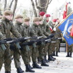 10.02.2019 Kielce. Skwer Żeromskiego. Uroczystości pod Pomnikiem Armii Krajowej w 77. rocznicę przemianowania Związku Walki Zbrojnej w Armię Krajową / Jarosław Kubalski / Radio Kielce