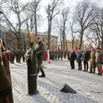 10.02.2019 Kielce. Skwer Żeromskiego. Uroczystości pod Pomnikiem Armii Krajowej w 77. rocznicę przemianowania Związku Walki Zbrojnej w Armię Krajową / Jarosław Kubalski / Radio Kielce