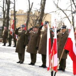 10.02.2019 Kielce. Skwer Żeromskiego. Uroczystości pod Pomnikiem Armii Krajowej w 77. rocznicę przemianowania Związku Walki Zbrojnej w Armię Krajową / Jarosław Kubalski / Radio Kielce
