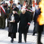 10.02.2019 Kielce. Skwer Żeromskiego. Uroczystości pod Pomnikiem Armii Krajowej w 77. rocznicę przemianowania Związku Walki Zbrojnej w Armię Krajową / Jarosław Kubalski / Radio Kielce
