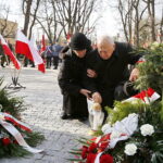 10.02.2019 Kielce. Skwer Żeromskiego. Uroczystości pod Pomnikiem Armii Krajowej w 77. rocznicę przemianowania Związku Walki Zbrojnej w Armię Krajową / Jarosław Kubalski / Radio Kielce