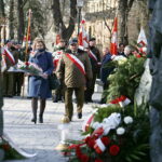 10.02.2019 Kielce. Skwer Żeromskiego. Uroczystości pod Pomnikiem Armii Krajowej w 77. rocznicę przemianowania Związku Walki Zbrojnej w Armię Krajową / Jarosław Kubalski / Radio Kielce
