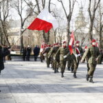 10.02.2019 Kielce. Skwer Żeromskiego. Uroczystości pod Pomnikiem Armii Krajowej w 77. rocznicę przemianowania Związku Walki Zbrojnej w Armię Krajową / Jarosław Kubalski / Radio Kielce