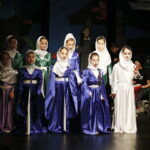 13.02.2019 Kielce. Teatr Lalki i Aktora "Kubuś". Występ dzieci z Czeczeni, uczestników projektu "Ojczyzny", realizowanego przez "Kubusia" / Jarosław Kubalski / Radio Kielce