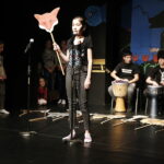 13.02.2019 Kielce. Teatr Lalki i Aktora "Kubuś". Występ dzieci z Czeczeni, uczestników projektu "Ojczyzny", realizowanego przez "Kubusia" / Jarosław Kubalski / Radio Kielce