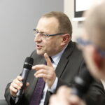 14.02.2019 Kielce. Przystanek Historia IPN. Okrągły Stół - Fakty i mity. Spotkanie z politologiem prof. Antonim Dudkiem. Prof. Antoni Dudek / Jarosław Kubalski / Radio Kielce