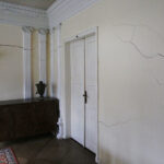 15.02.2019 Kielce. Pałacyk Tomasza Zielińskiego. DŚT. Pęknięcia na ścianach / Jarosław Kubalski / Radio Kielce