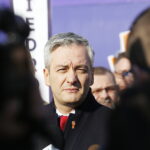 19.02.2019 Kielce. Prezes partii Wiosna podczas konferencji prasowej na Rynku / Jarosław Kubalski / Radio Kielce