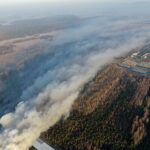 19.02.2019 Micigózd. Pożar składowiska elektrośmieci / Jarosław Kubalski / Radio Kielce