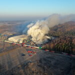 19.02.2019 Micigózd. Pożar składowiska elektrośmieci / Jarosław Kubalski / Radio Kielce