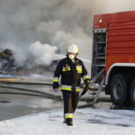 19.02.2019 Micigózd. Pożar składowiska elektrośmieci / Jarosław Kubalski / Radio Kielce