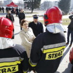 19.02.2019 Kielce. Przekazanie nowego sprzętu strażaków. Przekazania dokonali Wojewoda Agata Wojtyszek i Robert Sabat. zastępca Świętokrzyskiego Komendanta Wojewódzkiego Państwowej Straży Pożarnej / Jarosław Kubalski / Radio Kielce