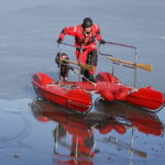 22.02.2019 Kielce. Prezentacja sprzętu do ratowania ludzi na kruchym lodzie / Jarosław Kubalski / Radio Kielce