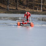 22.02.2019 Kielce. Prezentacja sprzętu do ratowania ludzi na kruchym lodzie / Jarosław Kubalski / Radio Kielce