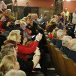 22.02.2019 Kielce. WDK. Lech Wałęsa podczas spotkania z mieszkańcami / Jarosław Kubalski / Radio Kielce