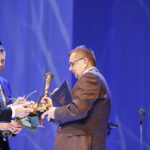 26.02.2019 Kielce. KCK. Nagrody Miasta Kielce. Arkadiusz Szostak. Reżyser, animator i menadżer kultury, autor i szef produkcji koncertów i widowisk artystycznych, zastępca komendanta Chorągwi Kieleckiej ZHP, dyrektor artystyczny Międzynarodowego Harcerskiego Festiwalu Kultury Młodzieży Szkolnej / Jarosław Kubalski / Radio Kielce