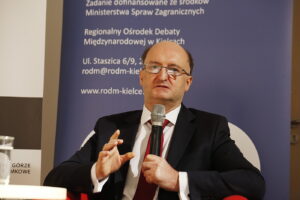 27.02.2019 Kielce.OMPiO. Spotkanie pt. „Jaka przyszłość Europy?” z Piotrem Wawrzykiem wiceministrem MSZ / Jarosław Kubalski / Radio Kielce