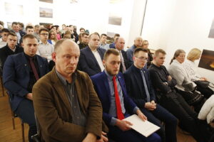 27.02.2019 Kielce.OMPiO. Spotkanie pt. „Jaka przyszłość Europy?” z Piotrem Wawrzykiem wiceministrem MSZ / Jarosław Kubalski / Radio Kielce