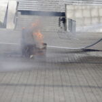 27.02.2019 Targi Kielce. Targi ENEX nowa energia i EKOTECH. Pokaz gaszenia odpadów / Jarosław Kubalski / Radio Kielce