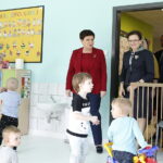 28.02.2019 Strawczyn. Wicepremier Beata Szydło odwiedziła przedszkole i żłobek samorządowy / Jarosław Kubalski / Radio Kielce