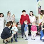 28.02.2019 Strawczyn. Wicepremier Beata Szydło odwiedziła przedszkole i żłobek samorządowy / Jarosław Kubalski / Radio Kielce