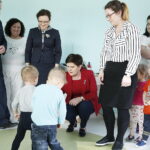 28.02.2019 Strawczyn. Wicepremier Beata Szydło odwiedziła przedszkole i żłobek samorządowy / Jarosław Kubalski / Radio Kielce