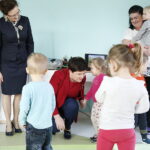 28.02.2019 Strawczyn. Wicepremier Beata Szydło odwiedziła przedszkole i żłobek samorządowy / Jarosław Kubalski / Radio Kielce