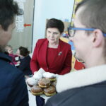 28.02.2019 Strawczyn. Wicepremier Beata Szydło odwiedziła przedszkole i żłobek samorządowy / Jarosław Kubalski / Radio Kielce