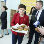 28.02.2019 Strawczyn. Wicepremier Beata Szydło odwiedziła przedszkole i żłobek samorządowy / Jarosław Kubalski / Radio Kielce